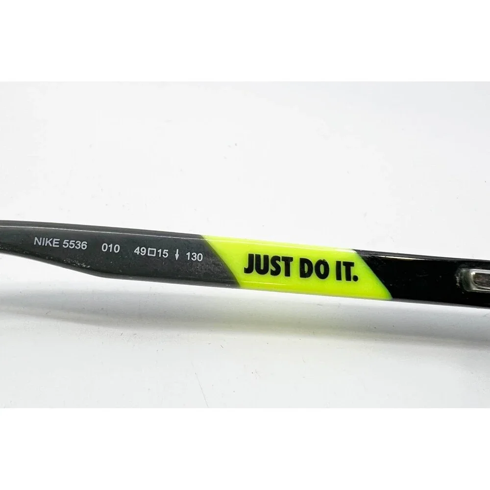 Nike Eyeglasses Kids Black Volt Just Do It 5536 010 49-15-130